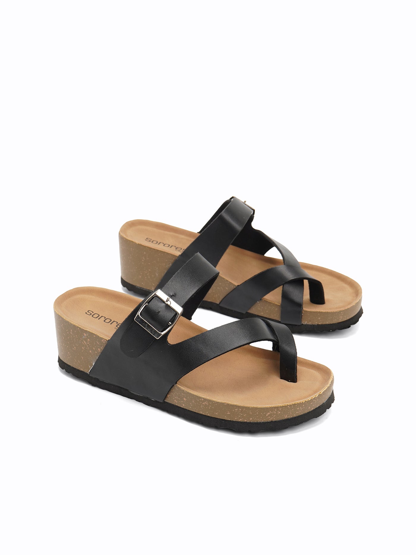 Sapphire Wedge Slides